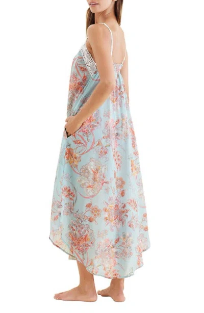 Papinelle Coco Lace Front Maxi Nightie In Eggshell