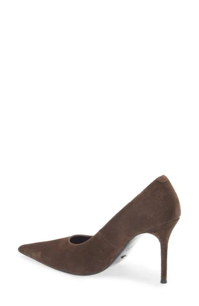Tony Bianco Imogen Pointed Toe Pump In Espresso Suede