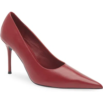 Tony Bianco Imogen Pointed Toe Pump In Berry Venice