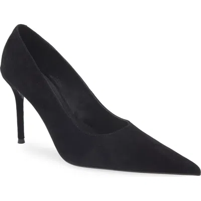 Tony Bianco Imogen Pointed Toe Pump In Black Suede