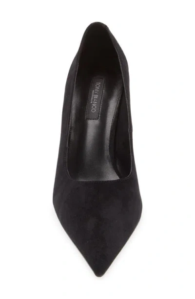 Tony Bianco Imogen Pointed Toe Pump In Black Suede