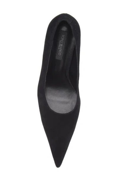 Tony Bianco Imogen Pointed Toe Pump In Black Suede