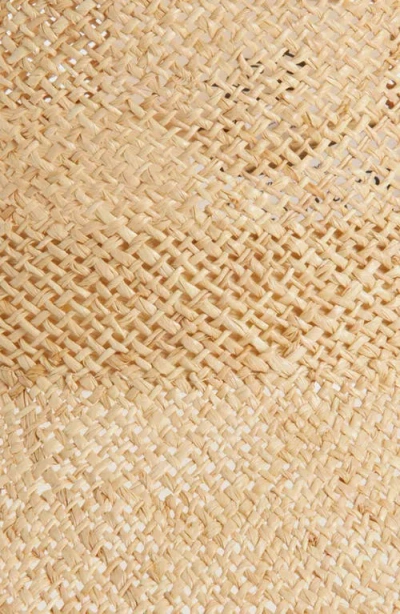 Lack Of Color Reef Straw Bucket Hat In Natural