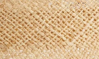 Lack Of Color Reef Straw Bucket Hat In Natural