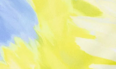 Betsy & Adam Petite Chiffon Cowlneck Sheath Dress In Citrine