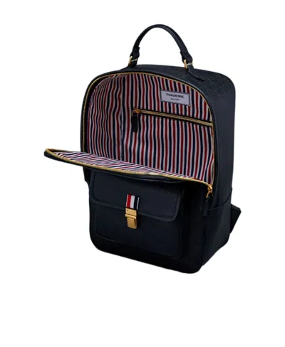 Thom Browne Pebble Texture Backpack In Black