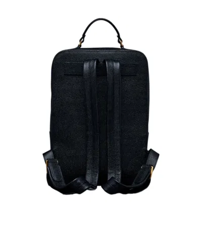 Thom Browne Pebble Texture Backpack In Black