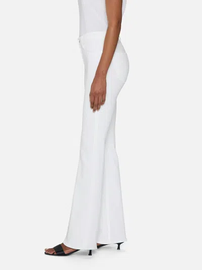 Frame High Rise Le Palazzo Crop Jean In Au Natural Clean Raw After In White