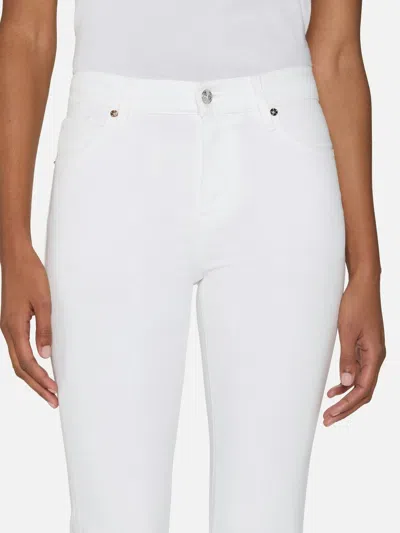 Frame High Rise Le Palazzo Crop Jean In Au Natural Clean Raw After In White