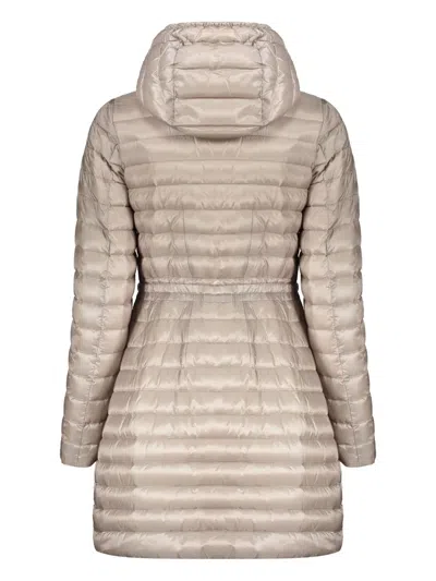 Moorer Snap Button Fastening Down Jacket In Neutrals