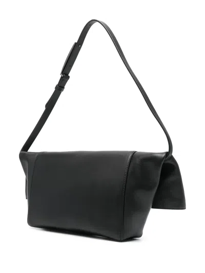 Max Mara Rectangular Shape Crossbody Bags With Adjustable Strap In Black