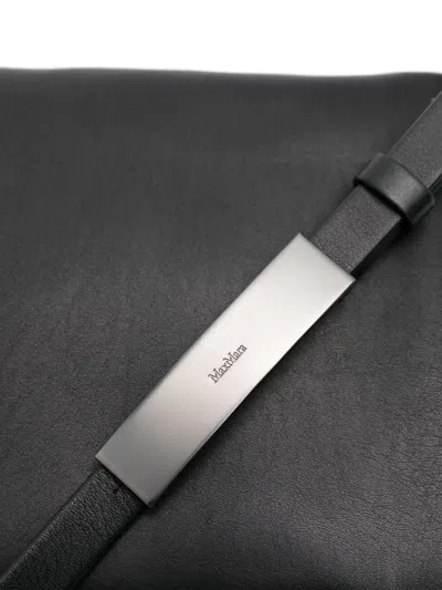 Max Mara Rectangular Shape Crossbody Bags With Adjustable Strap In Black