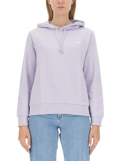 Apc Sweatshirt A.p.c. Damen Farbe Lila In Purple