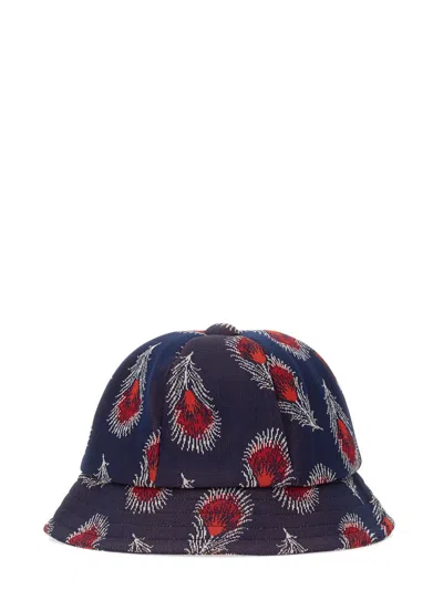 Needles Logo-embroidered Abstract-print Bucket Hat In Multicolour