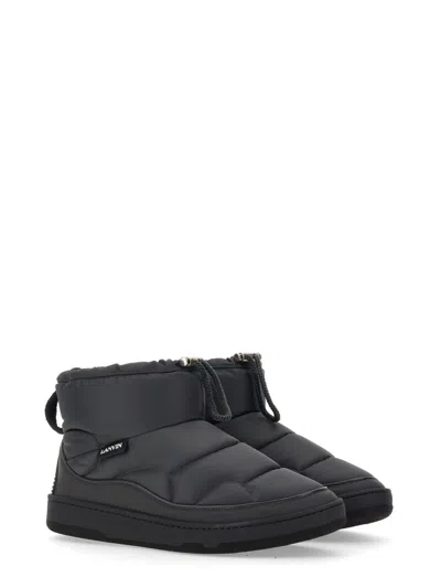 Lanvin Padded Ankle Boots In Multicolour