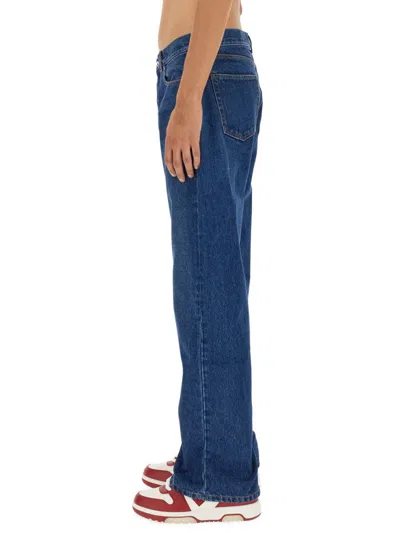Off-white Skate Fit Jeans In Navy
