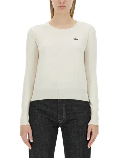 Vivienne Westwood Ls Hebo Top Clothing In Beige
