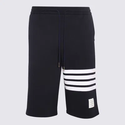 Thom Browne Pantaloncini Da Allenamento A 4 Barre In Blue
