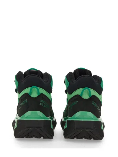 Salomon Odyssey Elmt Mid Gore-tex Unisex In Green