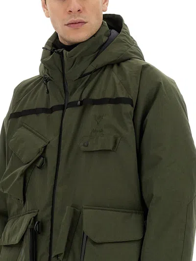 South2 West8 Functional Green Jacket With Utility Pockets In Green
