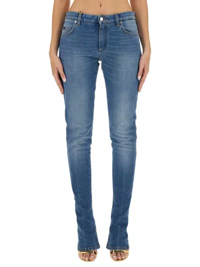 Dolce & Gabbana Skinny Fit Jeans In Navy