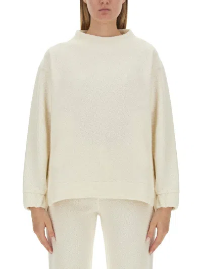 Shop Parajumpers "kira" Sweatshirt In White