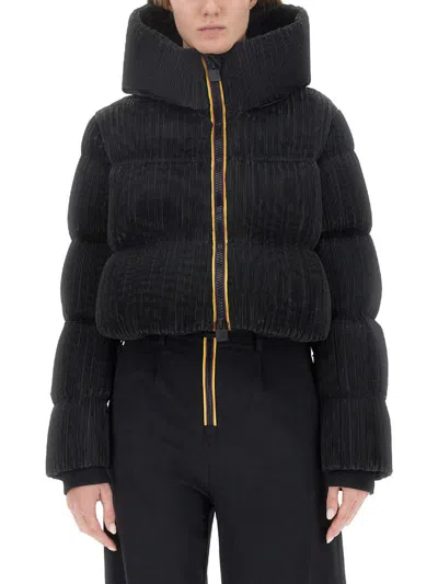 K-way Brien Plisse Thermo Heavy In Black