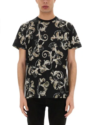 VERSACE JEANS COUTURE VERSACE JEANS COUTURE T-SHIRT OUTLINE BAROQUE 