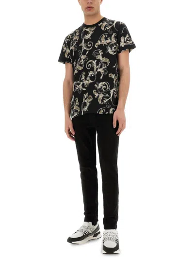 VERSACE JEANS COUTURE VERSACE JEANS COUTURE T-SHIRT OUTLINE BAROQUE 
