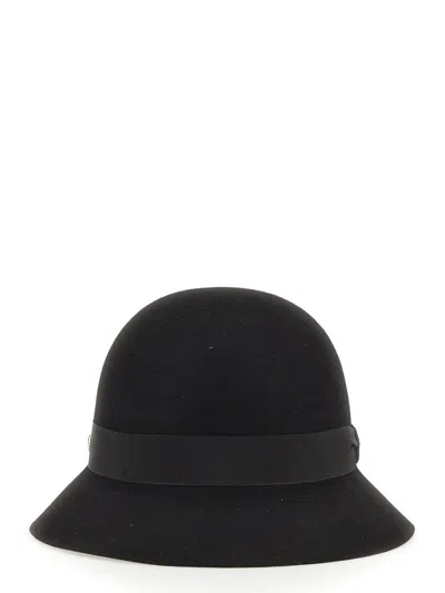 Helen Kaminski Alfreda 9 Cashmere Felt Cloche In Black
