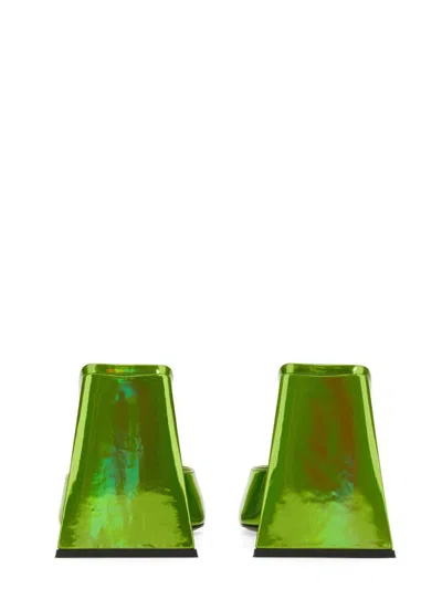 Shop Attico The  Mule Devon In Green