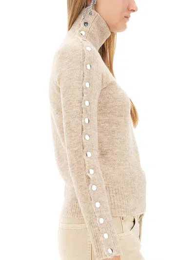 Isabel Marant Malo Sweater In Beige