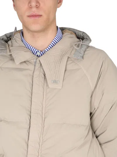 Ten C Artic Down Down Jacket In Grey