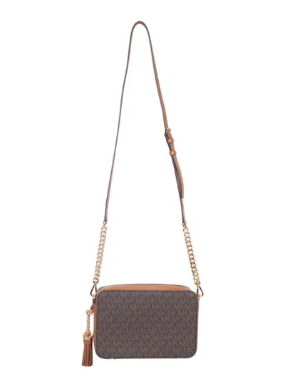 Michael Kors Designer Handbags Ginny Shoulder Bag In Brown