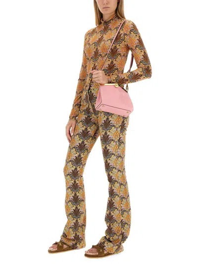 Etro Paisley High-rise Flared Jeans In Multicolour
