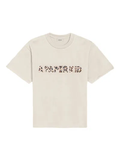 A Paper Kid Logo-print T-shirt