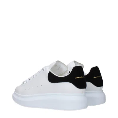 Alexander Mcqueen Oversize Sneakers In White And Beige Calf Leather