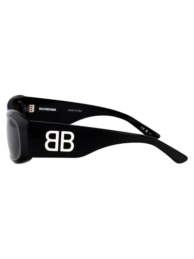Balenciaga Grey Rectangular Ladies Sunglasses Bb0096s 001 51