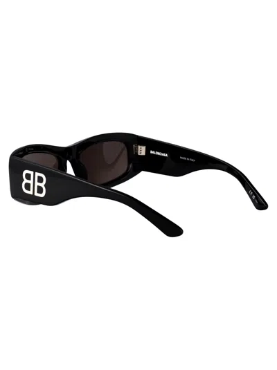 Balenciaga Grey Rectangular Ladies Sunglasses Bb0096s 001 51