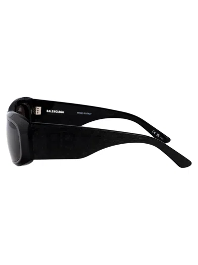 Balenciaga Grey Rectangular Ladies Sunglasses Bb0096s 001 51