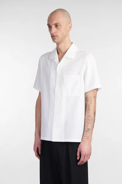 Attachment Shirt In White Polyester In White