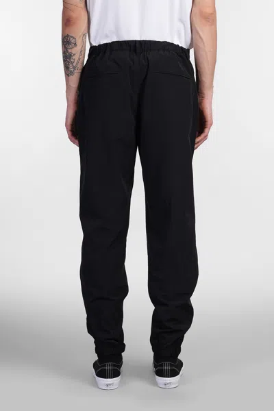 Attachment Black Drawstring Trousers In Black