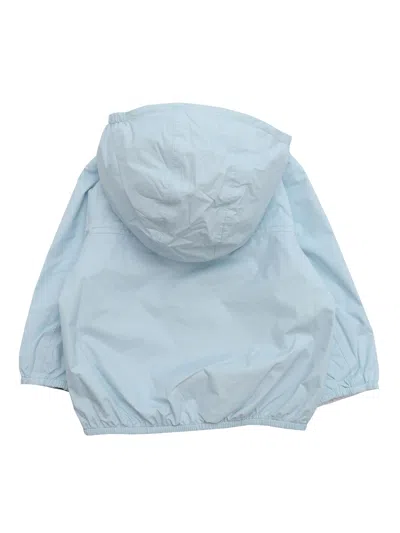 K-way E. Jake Plus.2 Jersey Double Down Jacket In Light Blue