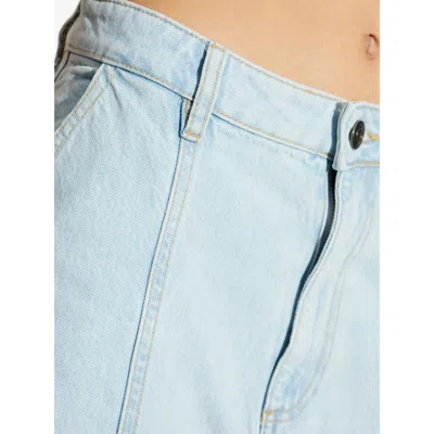 Rotate Birger Christensen Denim Stud Bandeau Top