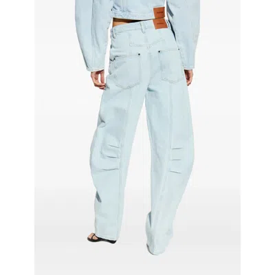 Rotate Birger Christensen Denim Stud Bandeau Top