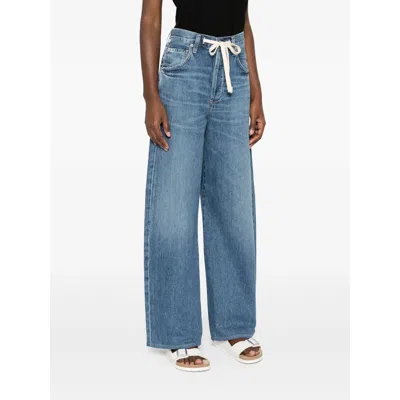 Citizens Of Humanity Brynn Drawstring Rigid Low-rise Wide-leg Jeans