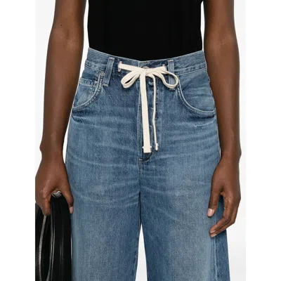 Citizens Of Humanity Brynn Drawstring Rigid Low-rise Wide-leg Jeans