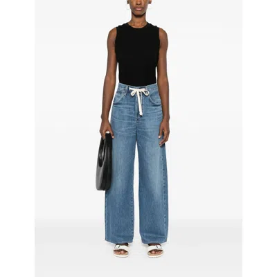 Citizens Of Humanity Brynn Drawstring Rigid Low-rise Wide-leg Jeans
