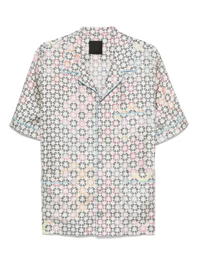 Givenchy Logo Shirt In Multicolour