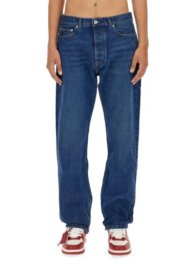 Off-white Skate Fit Jeans In Navy